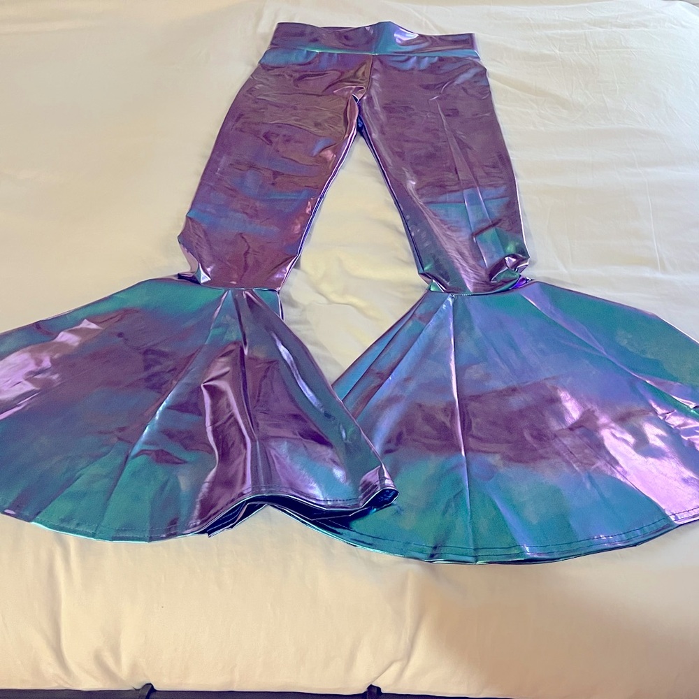 Brand new Purple/blue metallic Mermaid pants… Med but they are more like a XS/S